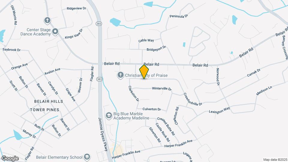 3510 Crawfordville Dr Map and Location Details
