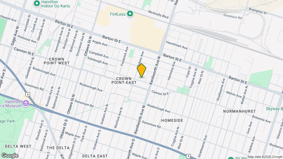 171 Britannia Ave Map and Location Details