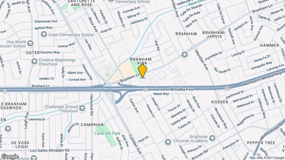 1679 Branham Park Place Map and Location Details