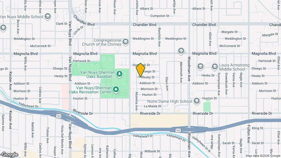 14018 Hesby St Map and Location Details