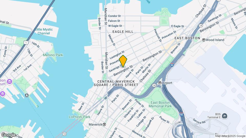 70 Bennington St, Unit #3 Map and Location Details