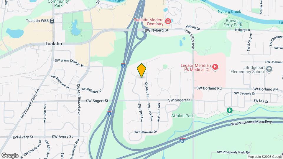 7179 SW Sagert St Map and Location Details