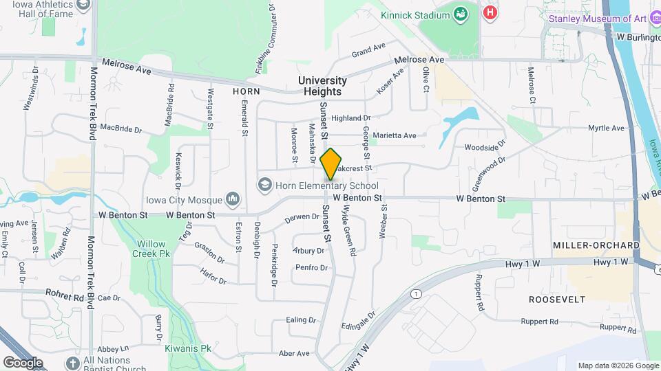 740 1/2-740 1/2 Sunset St Map and Location Details