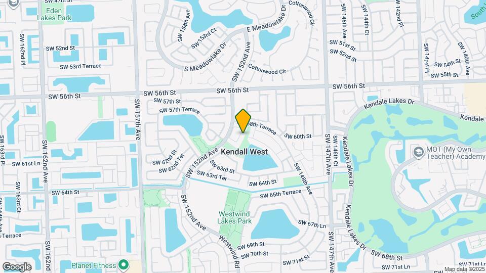 5951 SW 151st Ct Map and Location Details