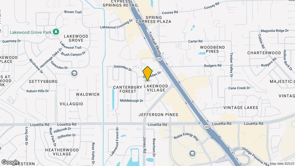 15614 Lago Villa Dr Map and Location Details