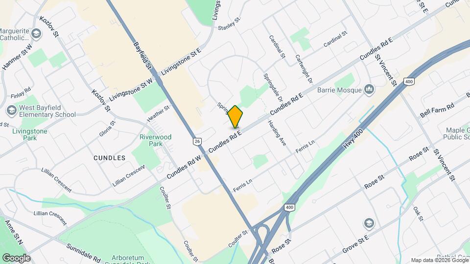 34 Cundles Rd E Map and Location Details