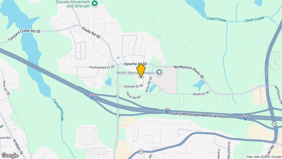4170 Etowah Dr SE Mapa y Detalles de la Ubicación