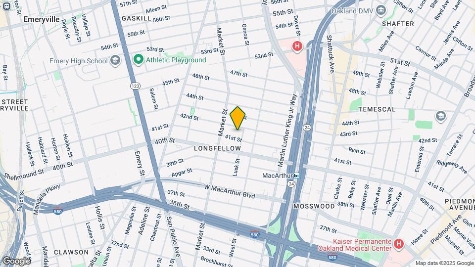 4121 Lusk St Map and Location Details