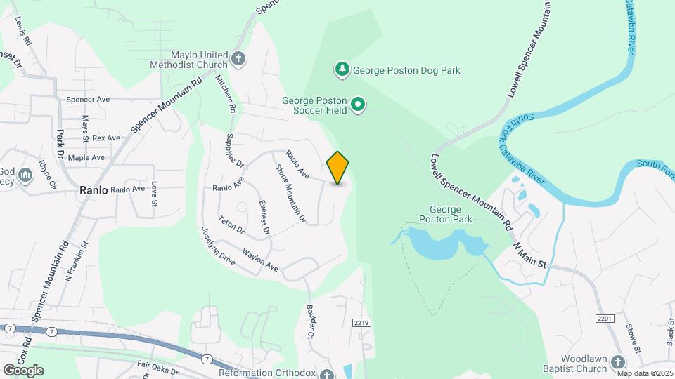 316 Ranlo Ave Map and Location Details