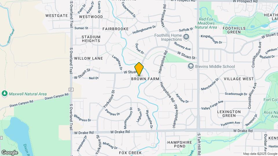 2143 Ryeland Ln Map and Location Details