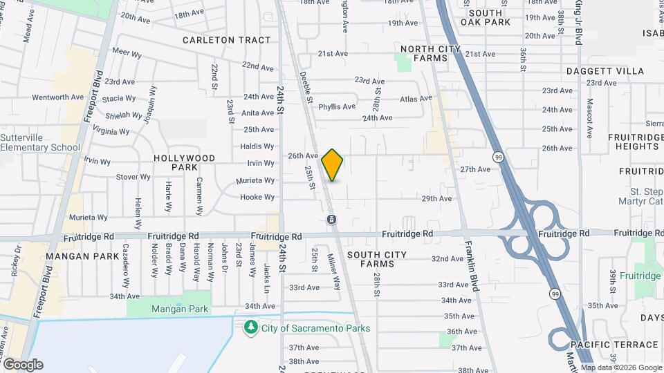 2629 29th Ave Map and Location Details