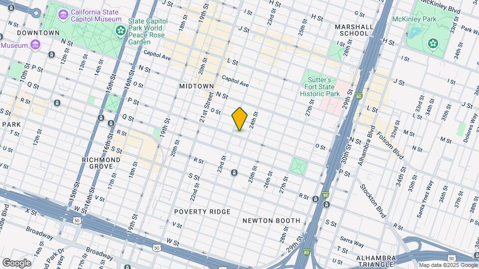 2311 P St Map and Location Details