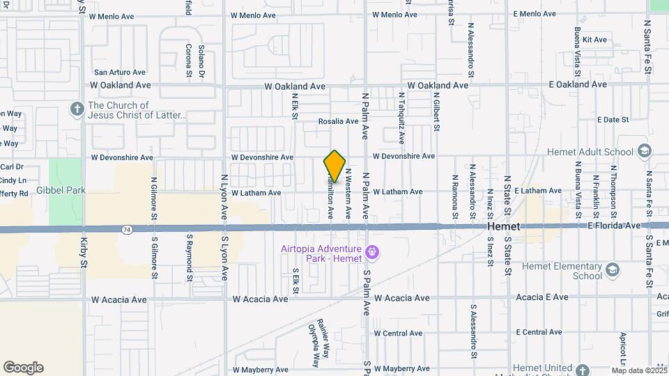 1030 W Latham Ave Map and Location Details