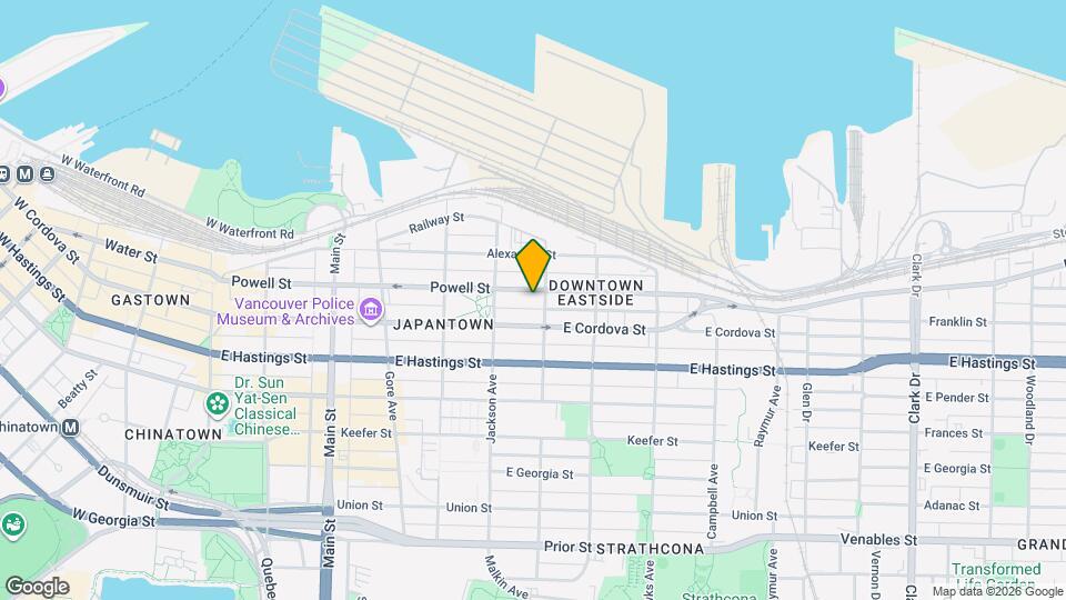 566 Powell St Map and Location Details