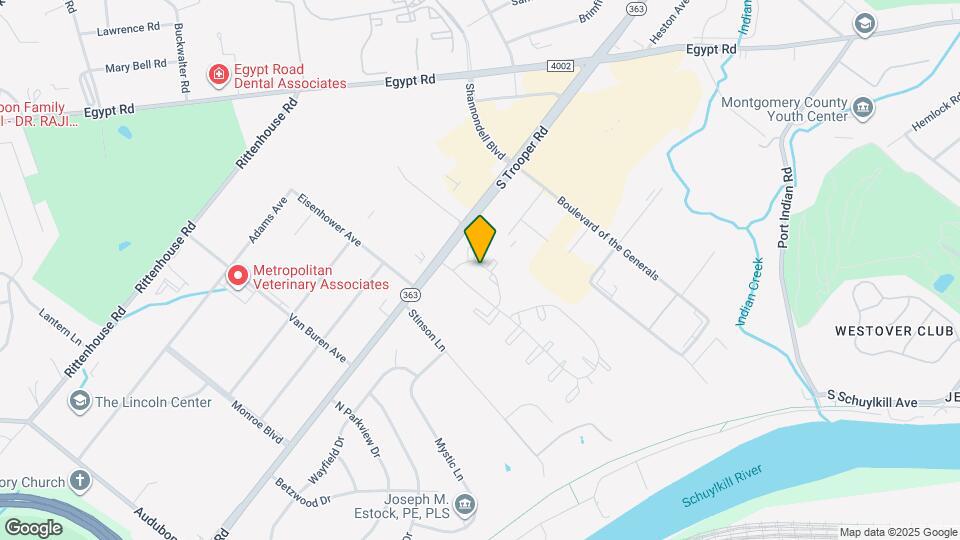 130 William Penn Dr, Unit 1 Mapa y Detalles de la Ubicación