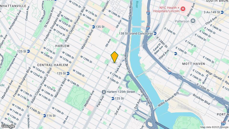 66 E 131st St Map and Location Details
