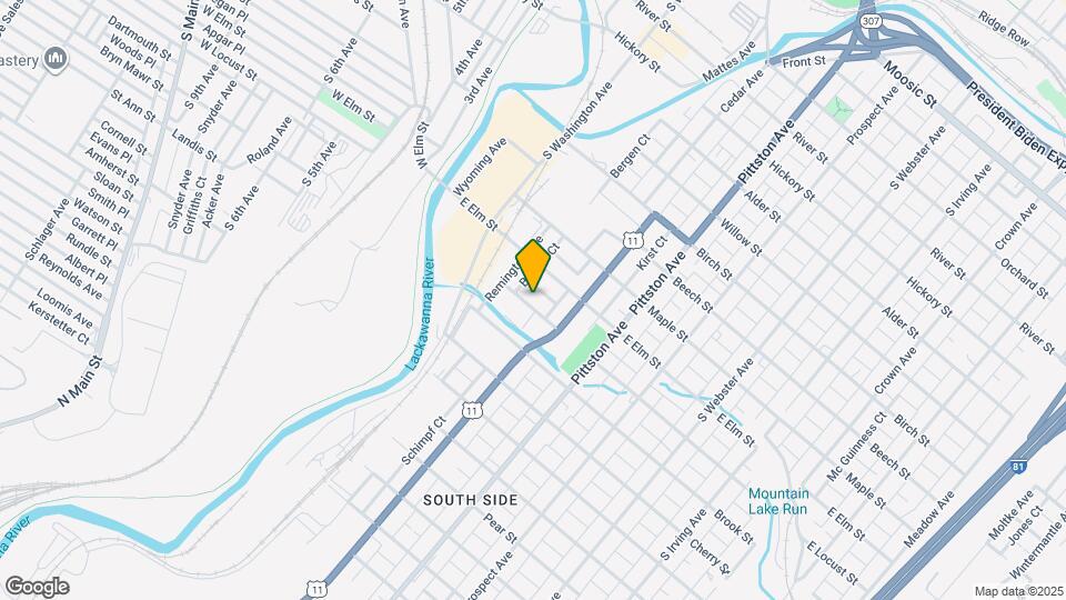 333 E Locust St Map and Location Details