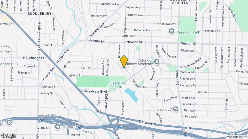 1268 Pondview Ave Map and Location Details