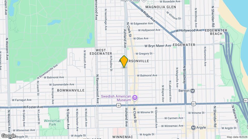 1609 W Rascher Ave, Unit A Map and Location Details