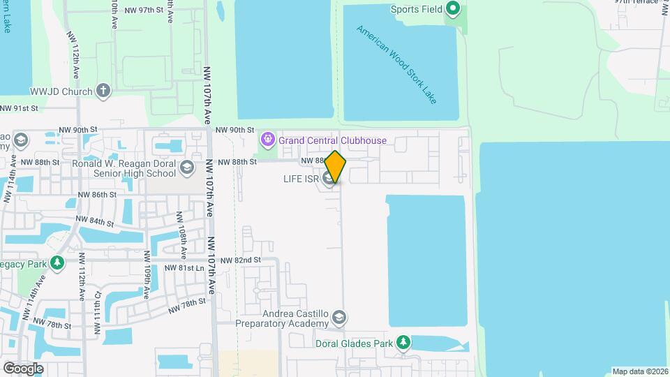 8605 NW 102nd Ct Map and Location Details