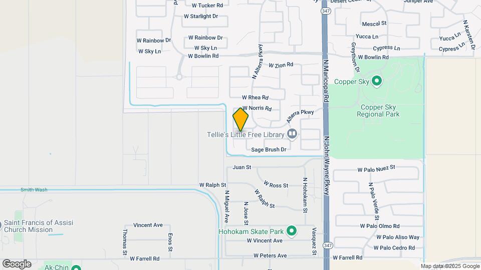 45374 W Woody Rd Map and Location Details