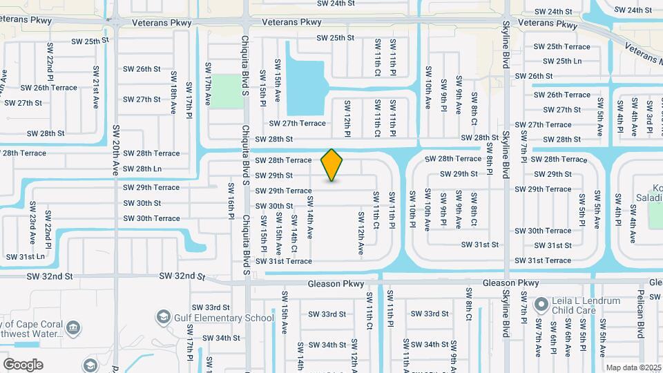 1229 SW 29th Terrace Map and Location Details