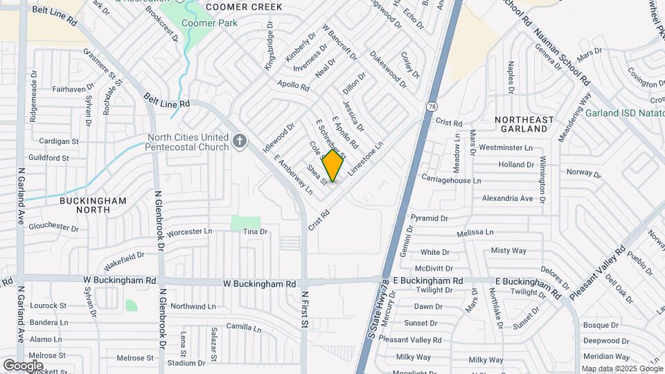 319 Shea St Mapa y Detalles de la Ubicación