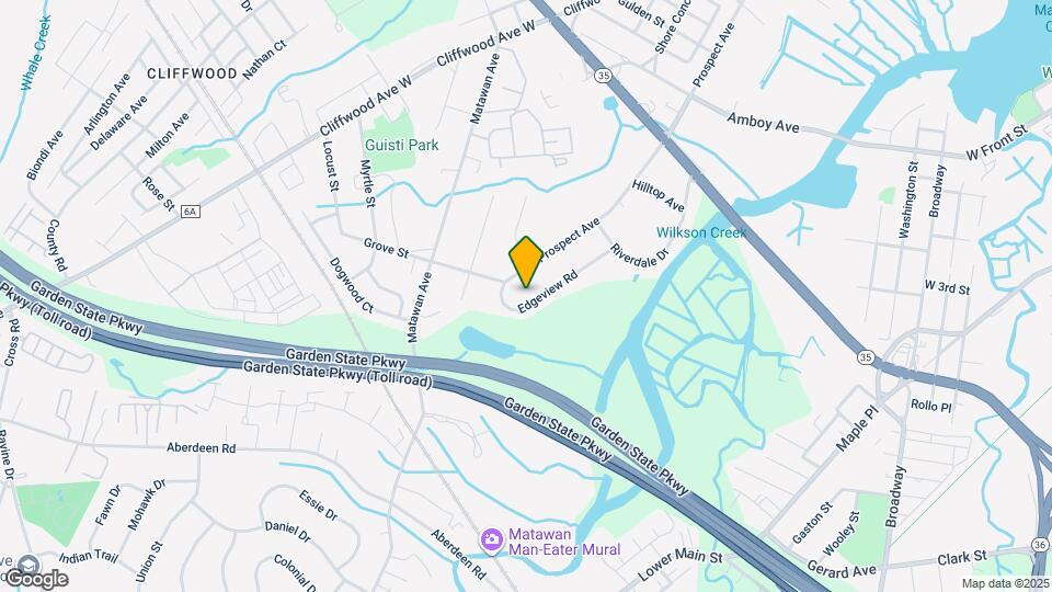 250 Edgeview Rd Map and Location Details