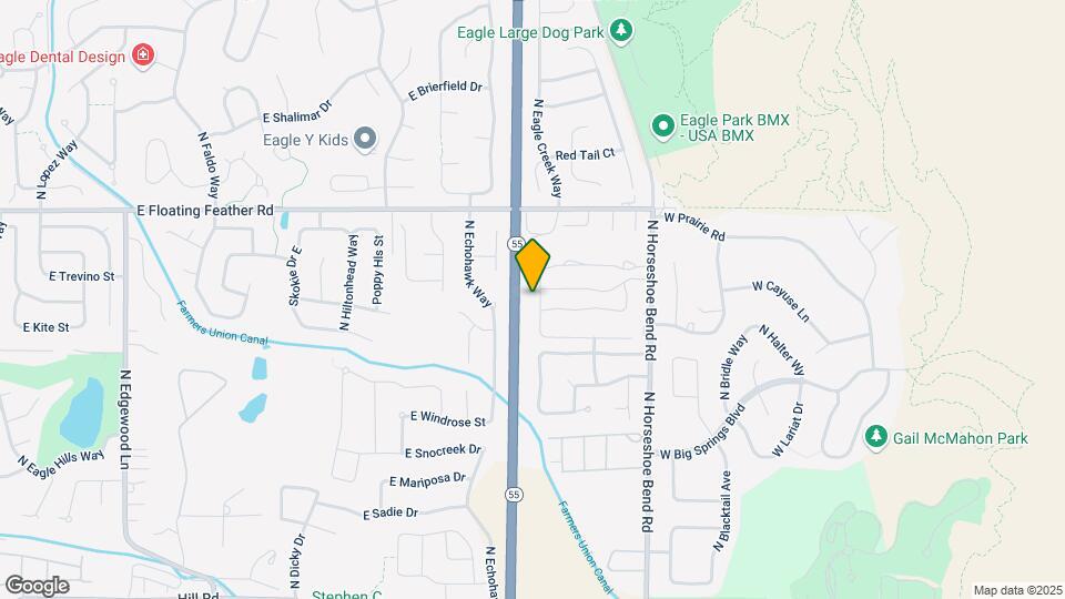 985 N Shadowridge Ave Map and Location Details