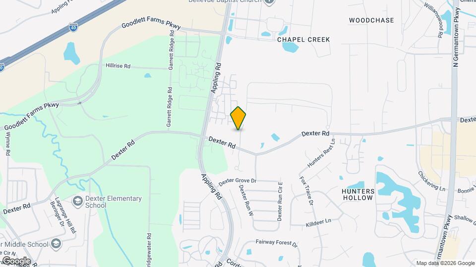 1715 Bellevue Grove Cove Map and Location Details
