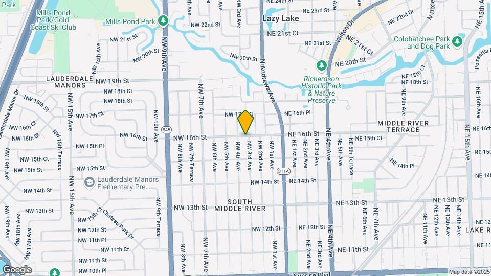 300 NW 16th St Map and Location Details