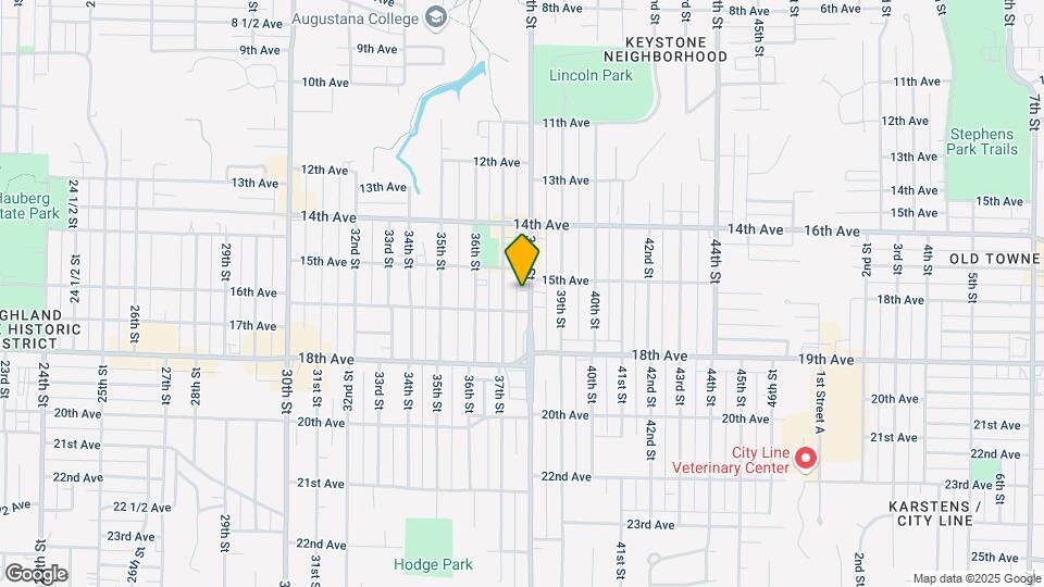 1524 38th St Map and Location Details