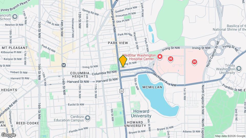 651 Columbia Rd NW Map and Location Details