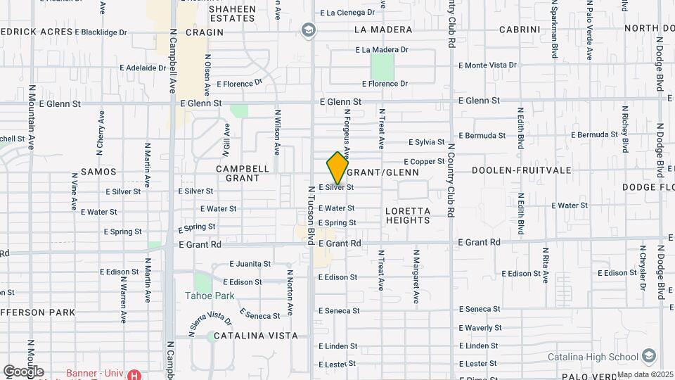 2552-2554 E Silver St Mapa y Detalles de la Ubicación