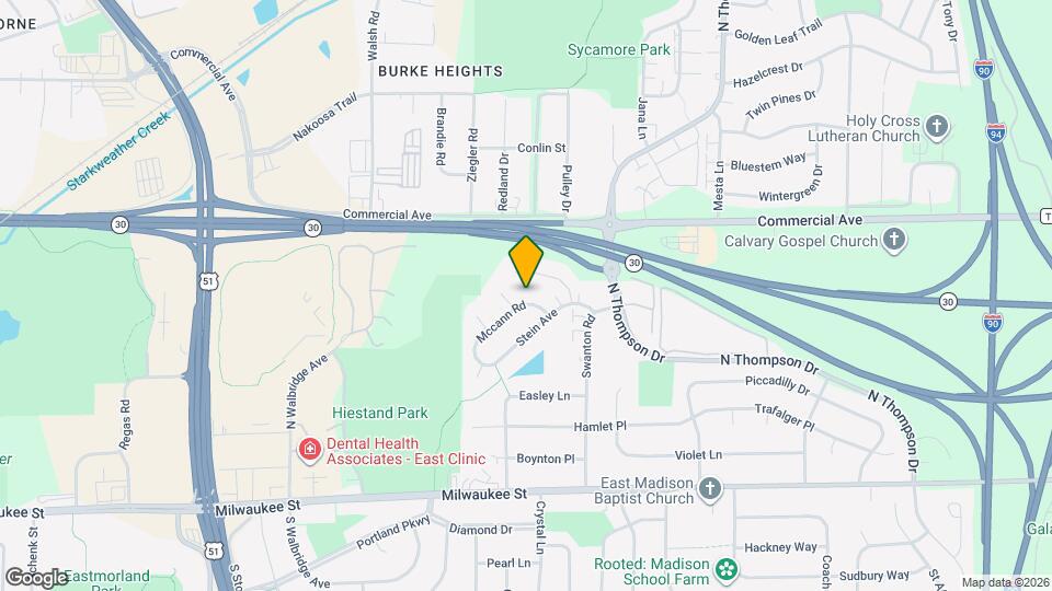 4558 Mccann Rd Map and Location Details