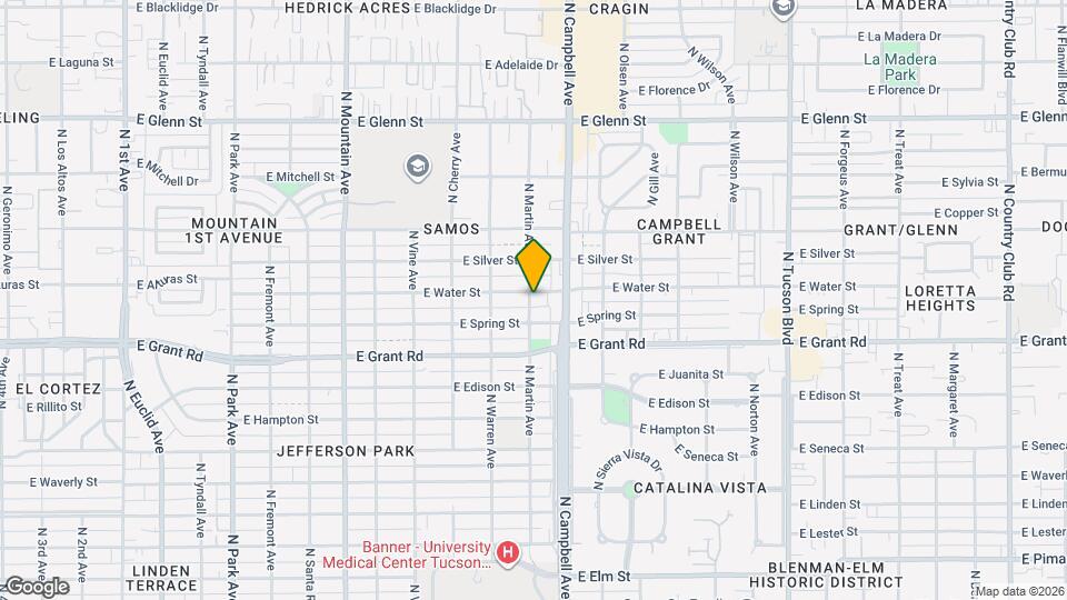 2480 N Martin Ave Map and Location Details