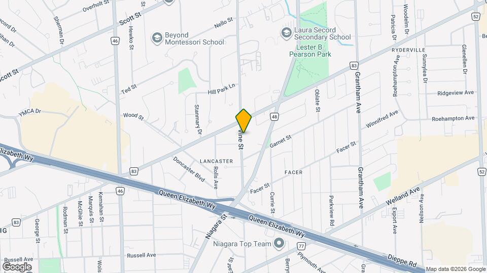 252 Vine St S Map and Location Details