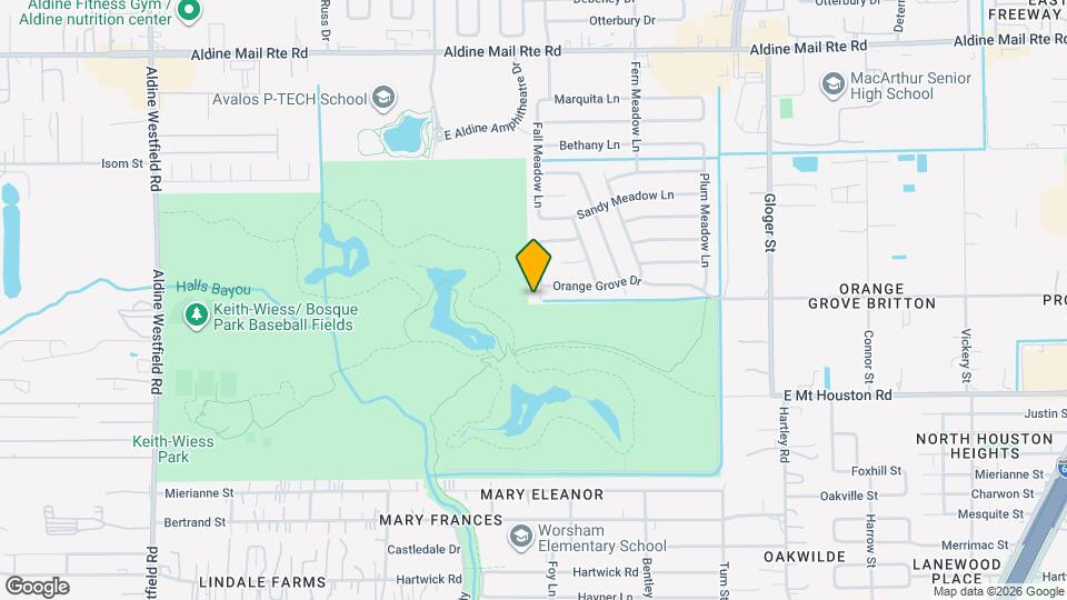 11731 Fall Meadow Ln Map and Location Details