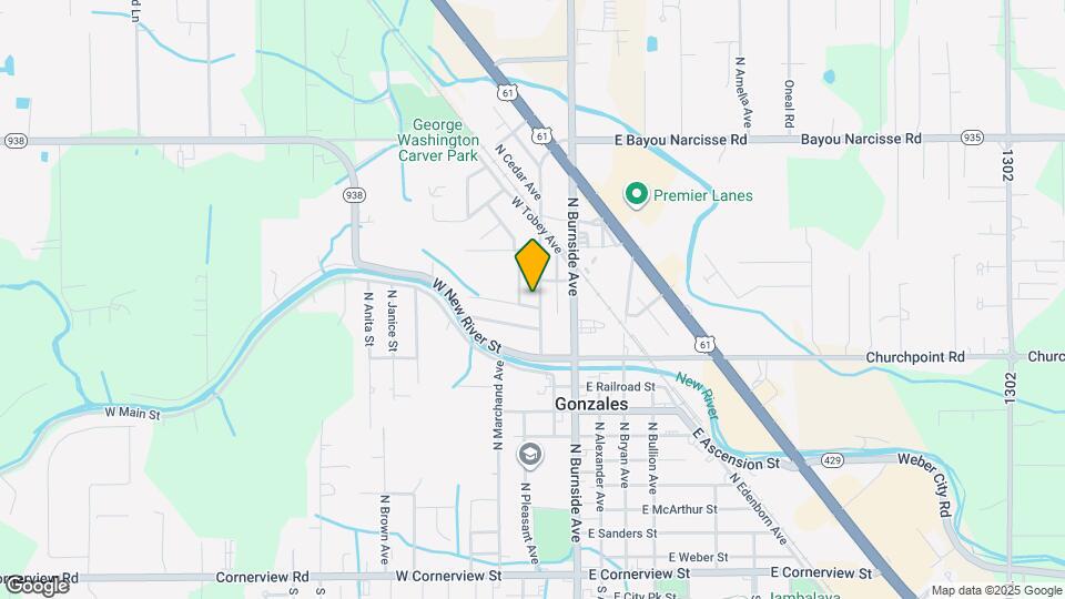 1213 N Coolidge Ave Map and Location Details