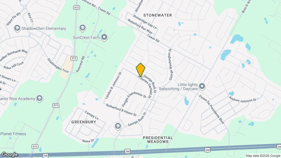 13725 James Buchanan St Mapa y Detalles de la Ubicación