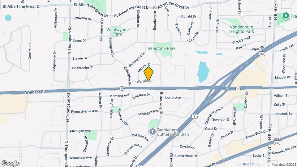 1853 Wallinford Dr Map and Location Details