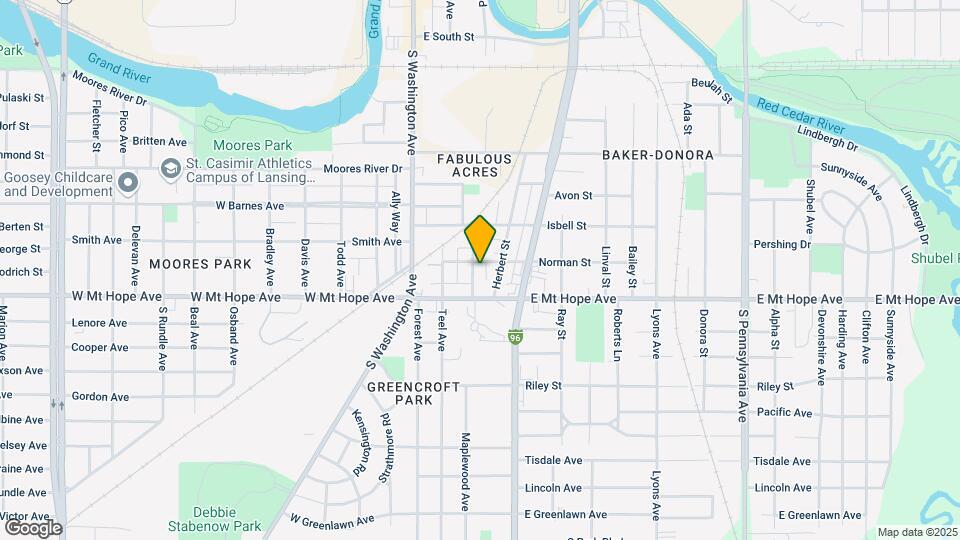 1809 Maplewood Ave Map and Location Details
