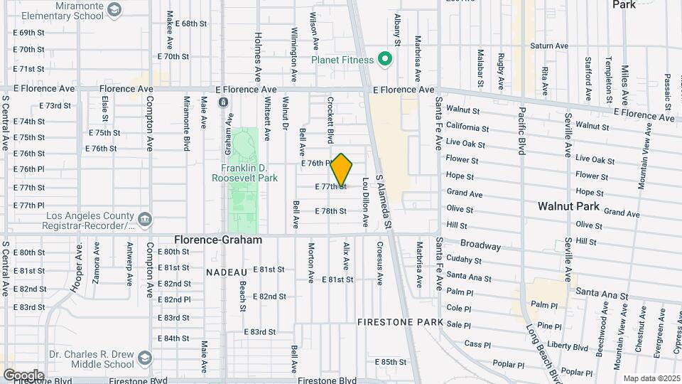 2016 E 77TH Mapa y Detalles de la Ubicación