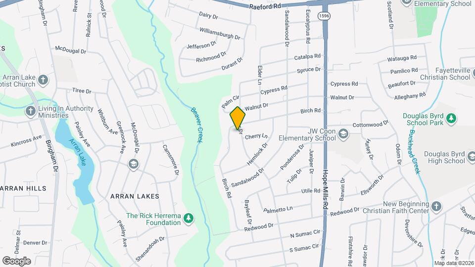 804 Poplar Dr Mapa y Detalles de la Ubicación