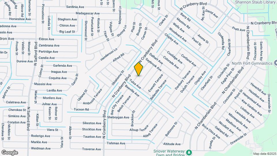 3564 Brownwood Terrace Map and Location Details
