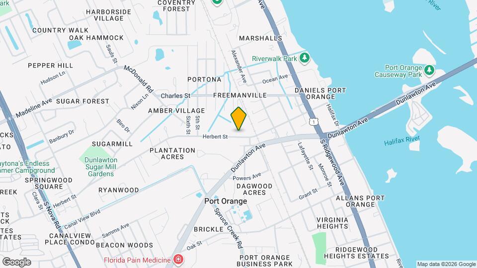 607 Herbert St Map and Location Details