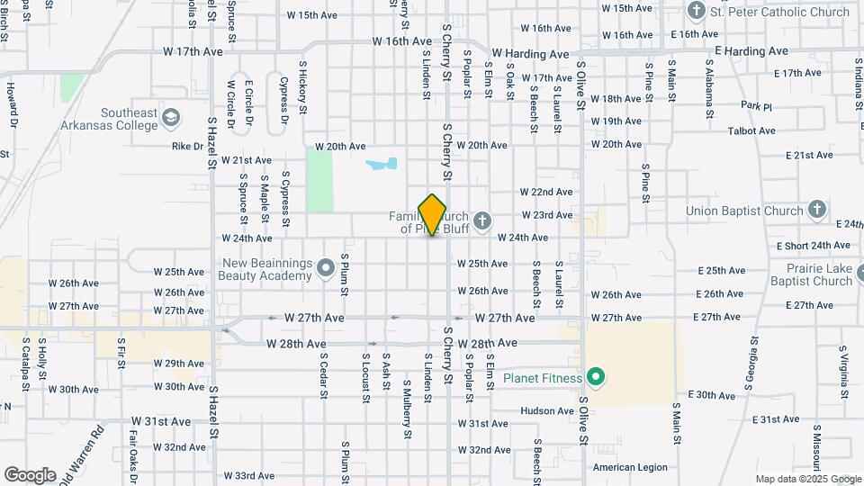 2401 S Linden St Map and Location Details