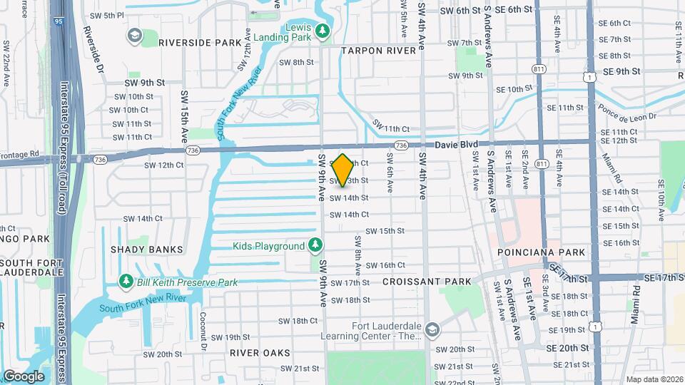 821 SW 14th St Map and Location Details