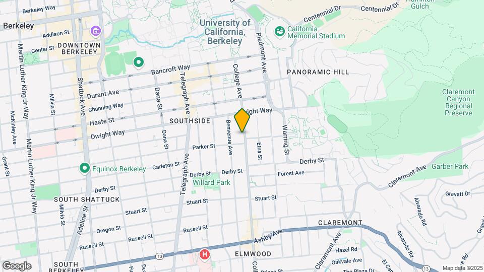 2540 College Ave Mapa y Detalles de la Ubicación