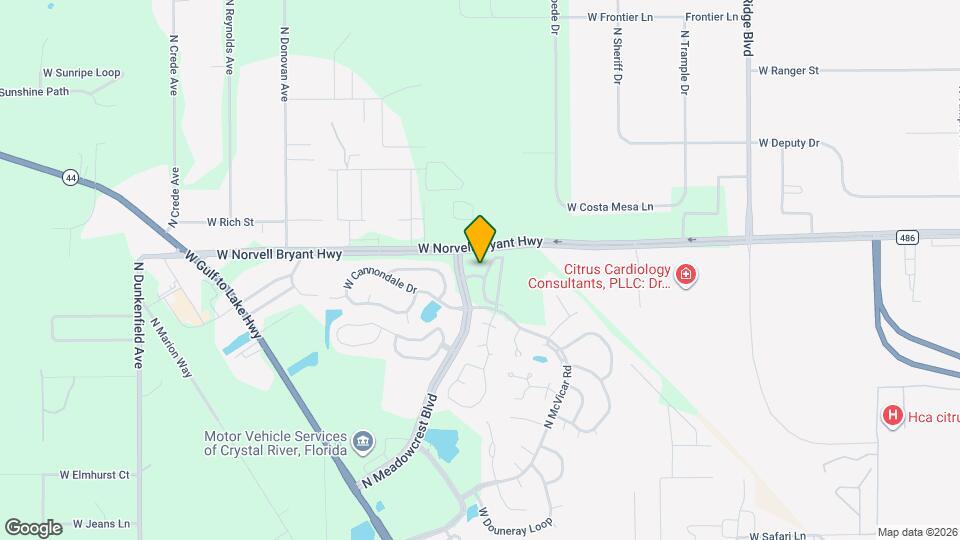 5992 W Poplar Springs Cir Map and Location Details